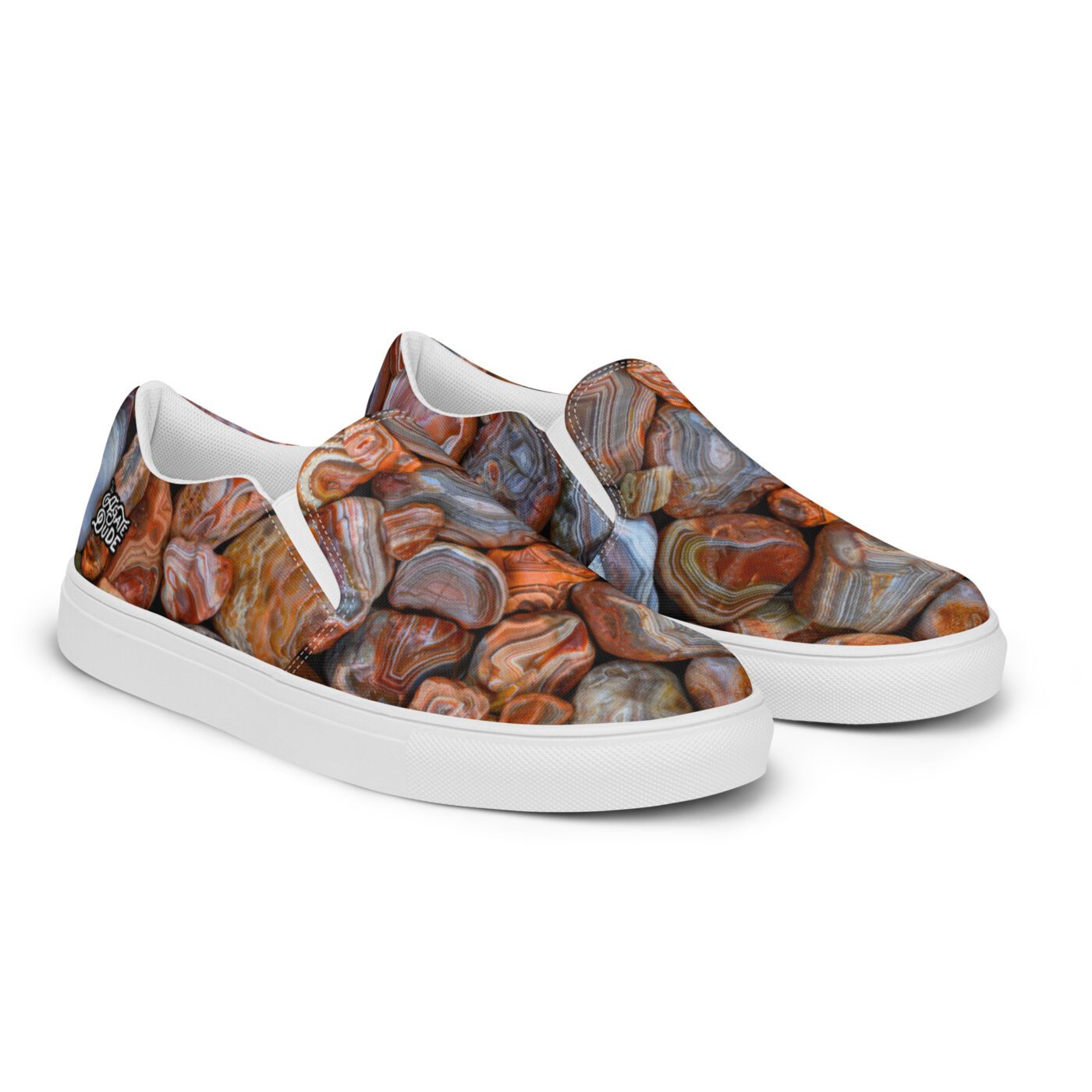 Women’s Slip-on Lake Superior Agate Canvas Shoes